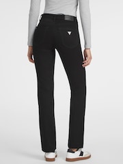 GUESS JEANS Black Mid Rise Straight Leg Jeans - Image 4 of 8