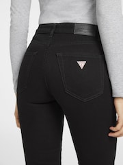 GUESS JEANS Black Mid Rise Straight Leg Jeans - Image 6 of 8