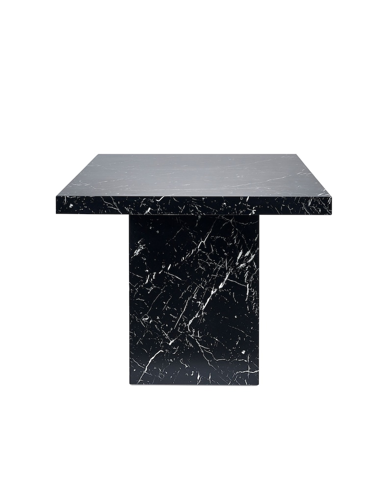 Julian Bowen Black Rome Dining Table - Image 3 of 3