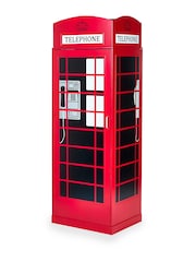 Julian Bowen Red Telephone Box Wardrobe - Image 2 of 5