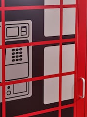 Julian Bowen Red Telephone Box Wardrobe - Image 5 of 5