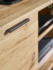Julian Bowen Light Oak Bali TV Unit - Image 5 of 6