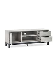Julian Bowen Grey Oak Bali TV Unit - Image 4 of 6