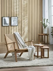Julian Bowen Oak Icaria Chair - Image 1 of 5