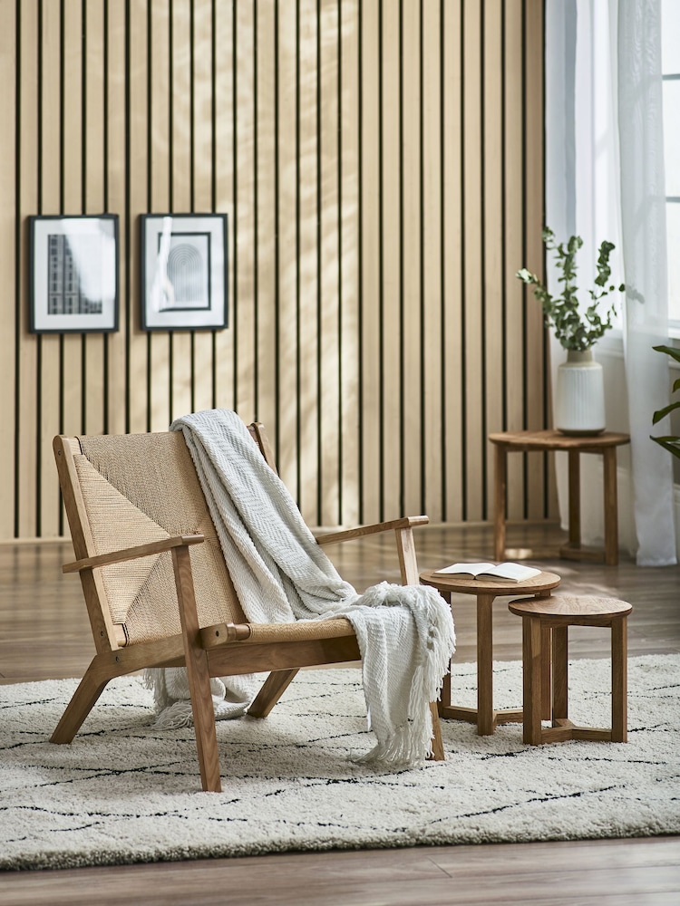Julian Bowen Oak Icaria Chair - Image 1 of 5