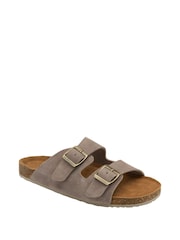 Dunlop Natural Leather Open-Toe Sandals - Image 1 of 4