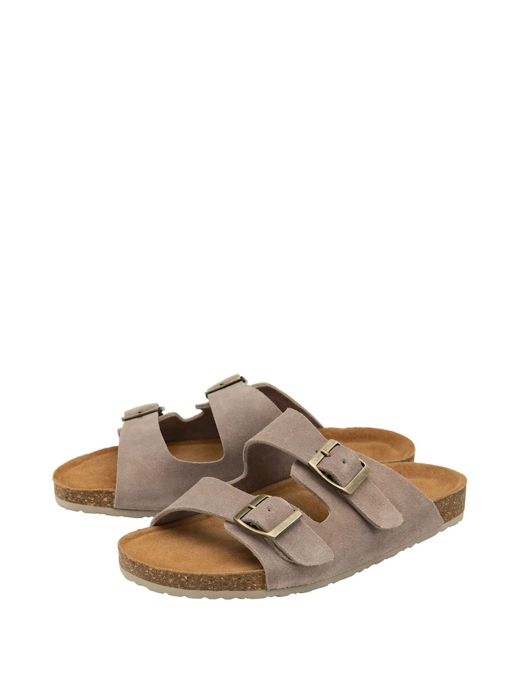 Dunlop Natural Leather Open-Toe Sandals - Image 2 of 4