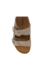 Dunlop Natural Leather Open-Toe Sandals - Image 4 of 4