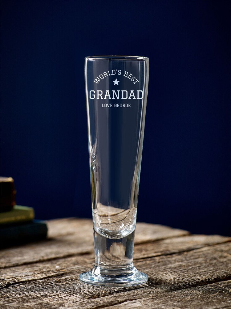 Loveabode Colour Personalised Engraved Fathers Day Beer Glass - Image 2 of 4