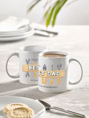 Loveabode Personalised Best Dad Mug & Coaster Set - Image 1 of 4