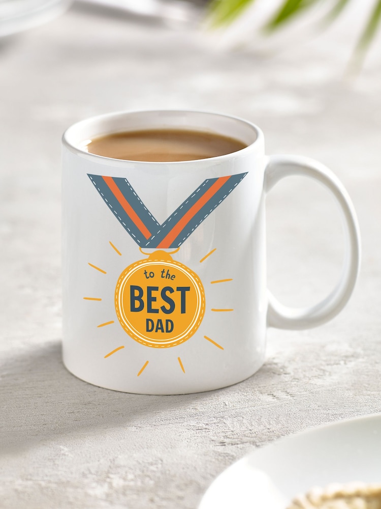 Loveabode Personalised Medal Dad Mug - Image 2 of 4 Loveabode Personalised Medal Dad Mug - Image 2 of 4
