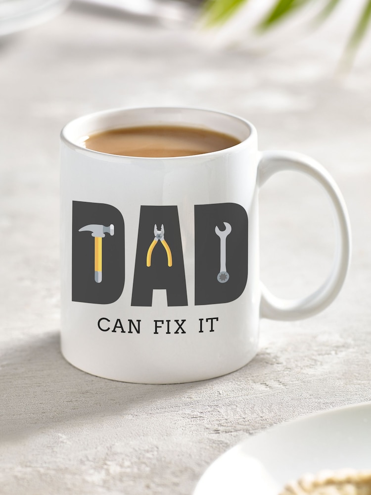 Loveabode Personalised Dad Can Fix It Mug - Image 2 of 4