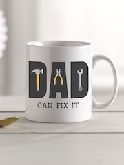 Loveabode Personalised Dad Can Fix It Mug - Image 4 of 4