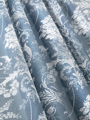 Laura Ashley Blue Josette Sheer Made to Measure Roller Blind - Image 5 of 6