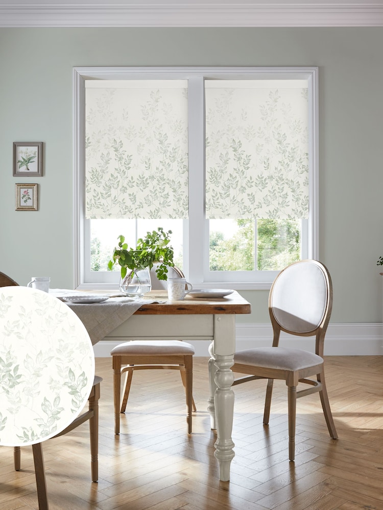Laura Ashley Natural Lockwood Made to Measure Roller Blind - Image 1 of 6