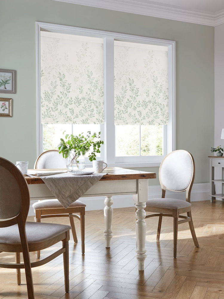 Laura Ashley Natural Lockwood Made to Measure Roller Blind - Image 2 of 6