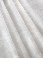 Laura Ashley Grey Josette Sheer Made to Measure Roller Blind - Image 5 of 6