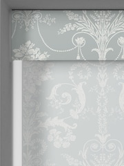 Laura Ashley Blue Josette Sheer Made to Measure Roller Blind - Image 3 of 6
