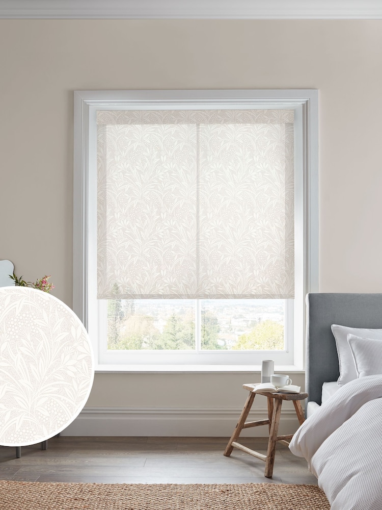 Laura Ashley Grey Barley Made to Measure Roller Blind - Image 1 of 6