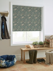 Laura Ashley Fern Green Pussy Willow Made to Measure Roller Blind - Image 2 of 6