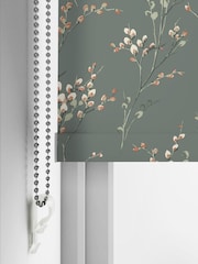 Laura Ashley Fern Green Pussy Willow Made to Measure Roller Blind - Image 4 of 6