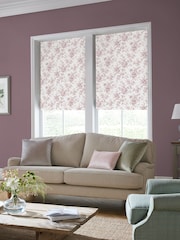 Laura Ashley Dark Blush Pink Walled Garden Made to Measure Roller Blind - Image 2 of 6