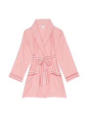 Victoria's Secret PINK Vermillion Red Flannel Robe - Image 3 of 3