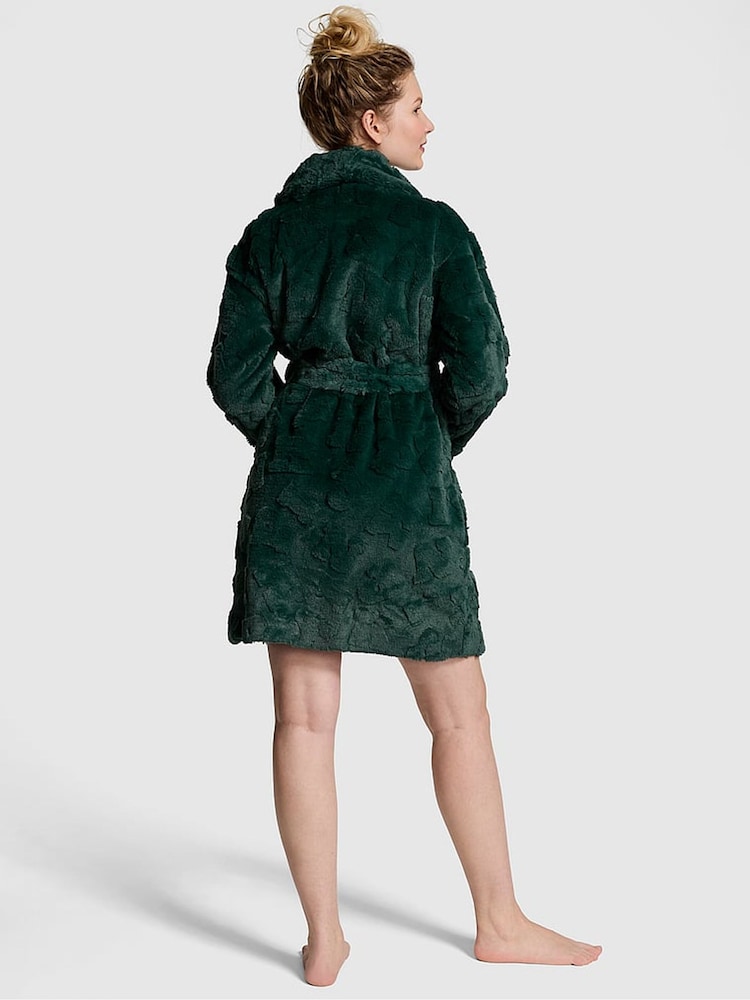 Robe de chambre Victoria’s Secret rose douillette Manche longue - Image 2 of 3