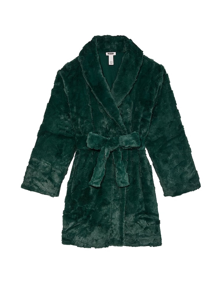 Robe de chambre Victoria’s Secret rose douillette Manche longue - Image 3 of 3
