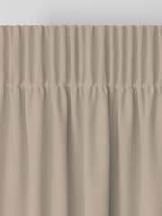 Laura Ashley Truffle Natural Middleton Velvet Made to Measure Curtains - Image 6 of 9