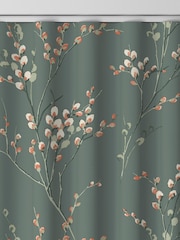 Laura Ashley Fern Green Pussy Willow Made to Measure 100% Cotton Curtains - Image 8 of 9
