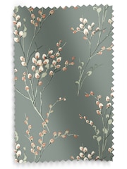 Laura Ashley Fern Green Pussy Willow Made to Measure 100% Cotton Curtains - Image 9 of 9