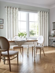 Laura Ashley Natural Lockwood Made to Measure 100% Cotton Curtains - Image 1 of 9