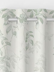 Laura Ashley Natural Lockwood Made to Measure 100% Cotton Curtains - Image 5 of 9