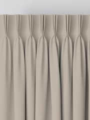 Laura Ashley Natural Middleton Velvet Made to Measure Curtains - Image 5 of 9