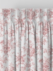 Laura Ashley Dark Blush Pink Walled Garden Made to Measure 100% Cotton Curtains - Image 5 of 9