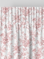 Laura Ashley Dark Blush Pink Walled Garden Made to Measure 100% Cotton Curtains - Image 6 of 9