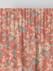 Laura Ashley Terracotta Orange Aylworth Trail Made to Measure 100% Cotton Curtains - Image 6 of 9