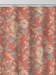 Laura Ashley Terracotta Orange Aylworth Trail Made to Measure 100% Cotton Curtains - Image 8 of 9