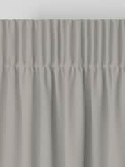 Laura Ashley Pale French Grey Middleton Velvet Made to Measure Curtains - Image 4 of 9