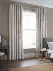 Laura Ashley Natural Rowshaw Garden Made to Measure 100% Cotton Curtains - Image 2 of 9