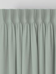 Laura Ashley Sage Green Middleton Velvet Made to Measure Curtains - Image 5 of 9