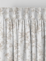 Laura Ashley Dover Grey Walled Garden Made to Measure 100% Cotton Curtains - Image 3 of 9