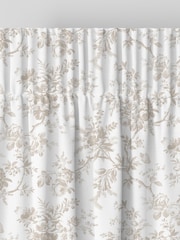 Laura Ashley Dover Grey Walled Garden Made to Measure 100% Cotton Curtains - Image 4 of 9