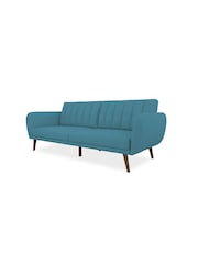 Novogratz Blue Brittany Linen Bed - Image 5 of 6