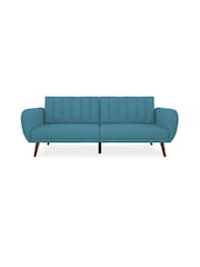 Novogratz Blue Brittany Linen Bed - Image 6 of 6