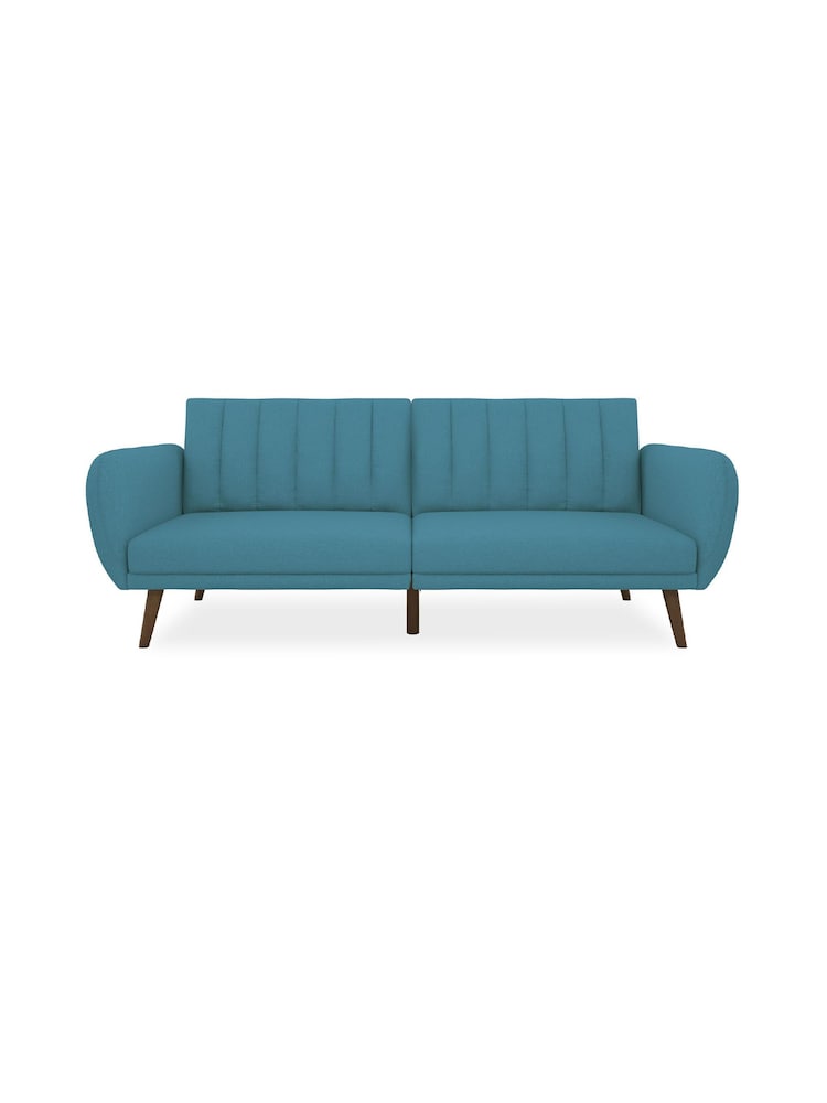 Novogratz Blue Brittany Linen Bed - Image 6 of 6