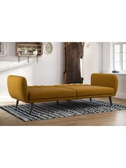 Novogratz Yellow Brittany Linen Sofa Bed - Image 2 of 6