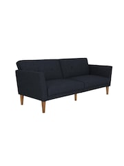 Novogratz Blue Regal Linen Sofa Bed - Image 4 of 6