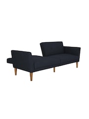Novogratz Blue Regal Linen Sofa Bed - Image 5 of 6
